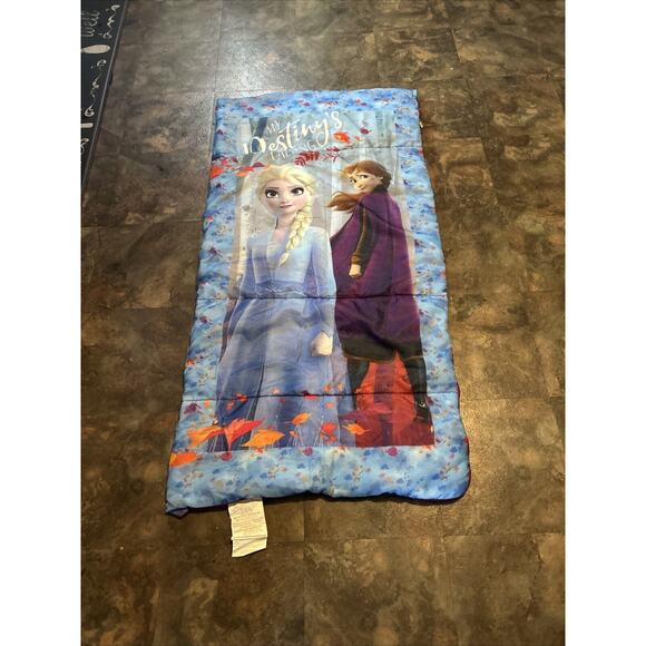 Disney Other - Disney Frozen II Elsa Camping Sleeping Bag Sleepovers Naptime Princess Anna